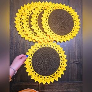 Beautiful hand-made table mats.